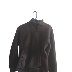 The North Face Womens Size Medium 1/4 Zip Long Sleeve Fleece Pullover